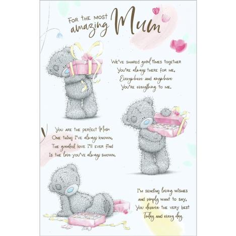 Amazing Mum Verse Me to You Bear Mother's Day Card £3.59